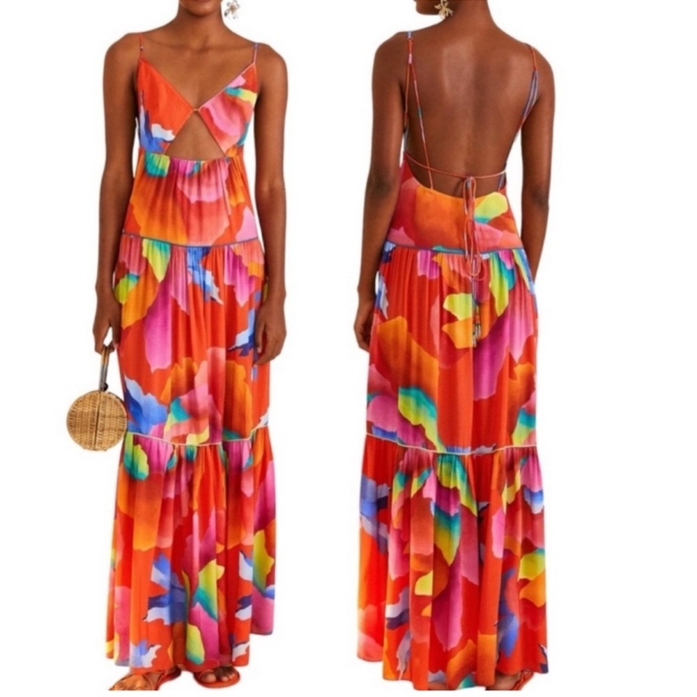 NWT FARM Rio Ombre Chita Maxi Dress Size XL